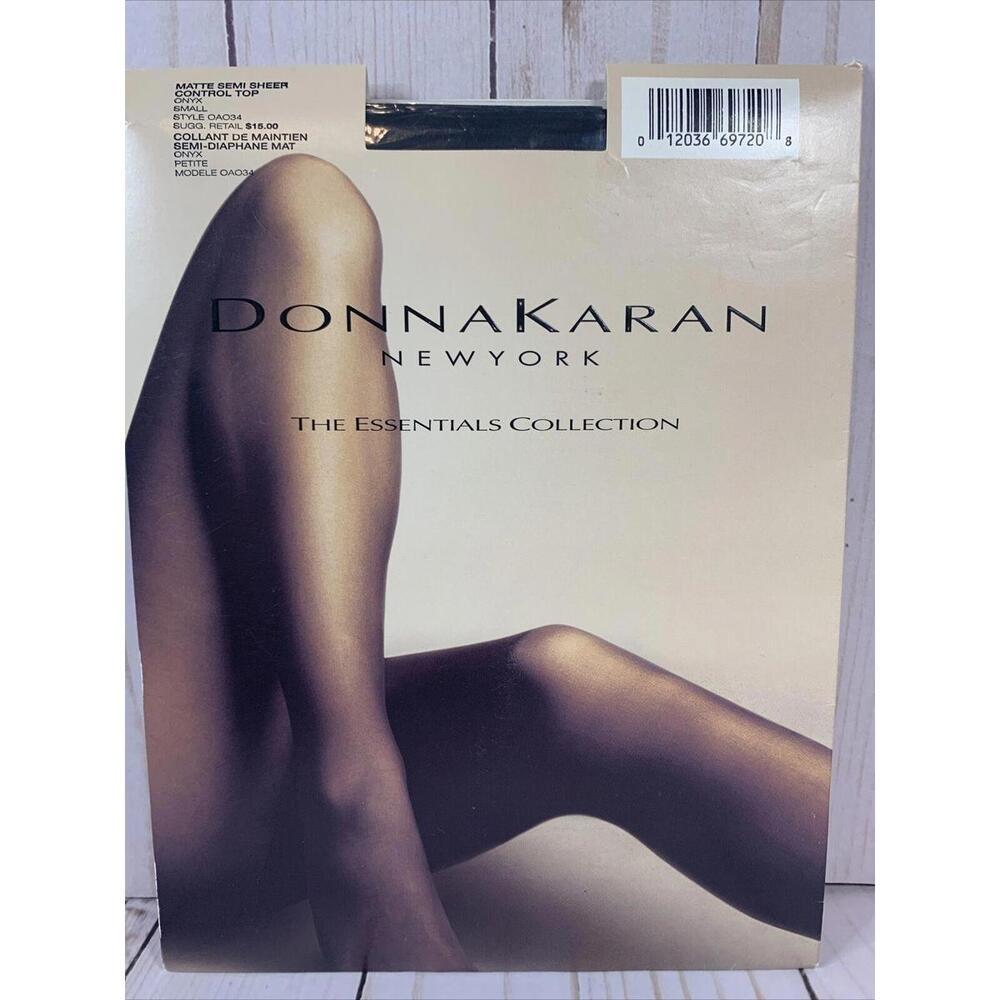 Donna‎ Karan NY The Essentials Collection Semi Sheer Onyx S